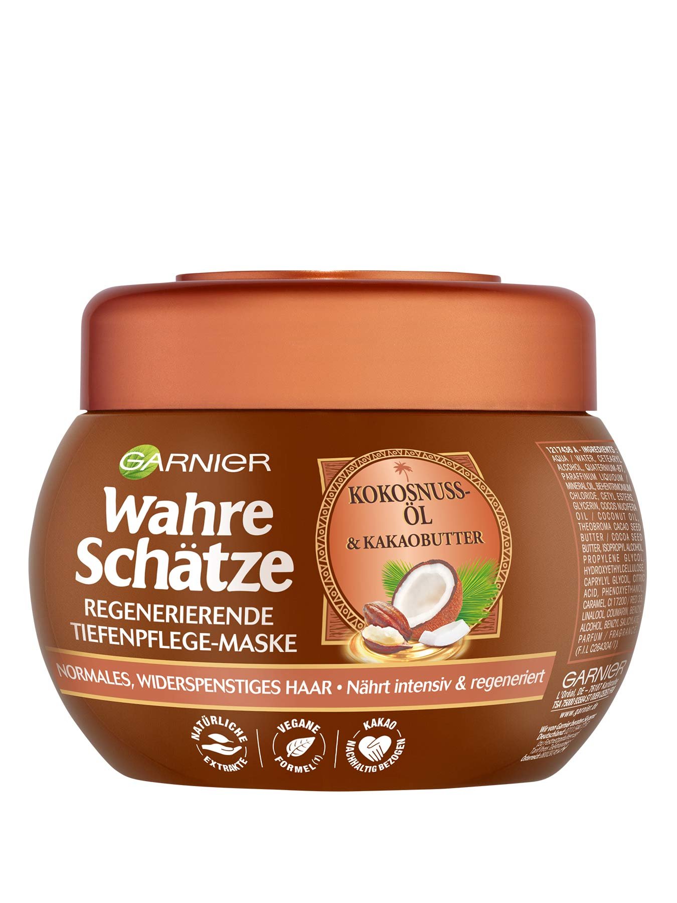 Wahre Schätze Kokosnuss & Kakaobutter Maske Produktbild